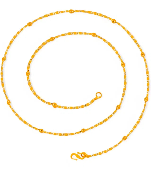 Womens Artificial ballchain necklace long length in metal 
F9 quality